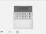 DS-PK1-LRT-HWB — Teclado LCD cableado Hik