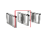 DS-K3B530X-M-M — Swing Barrier de doble al