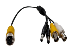 MC-AM4-BNCFx2DC5.5Mx2 — Adap M12 4 pin BNC OUTLET